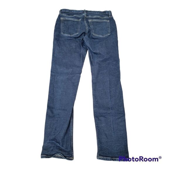 Old Navy Denim Skinny Build in Tough Build in Flex Dark Blue Jeans Size 31x32 - Picture 2 of 8